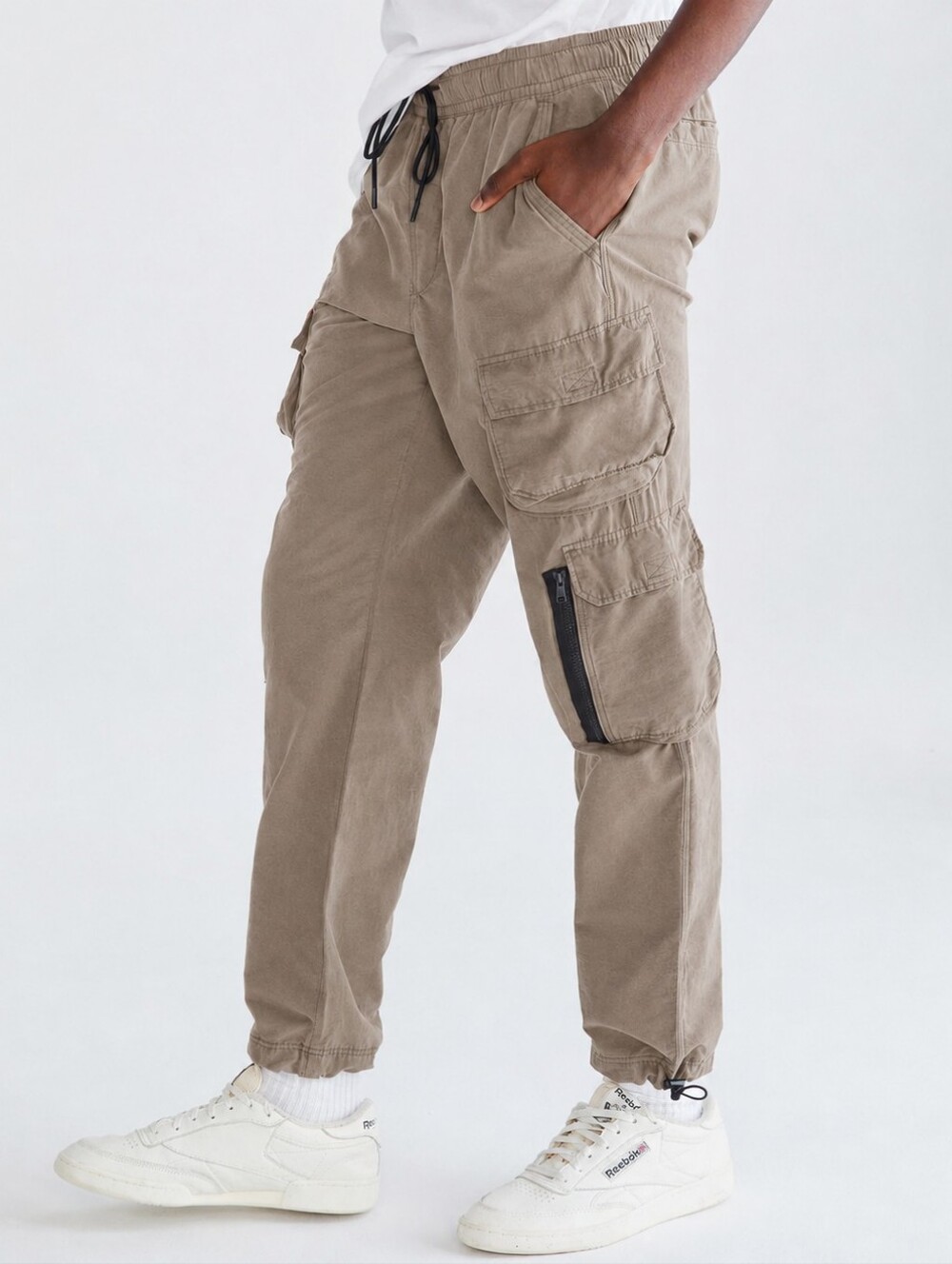 NWT Aeropostale Summit Utility Cargo Jogger Pants Tan XS